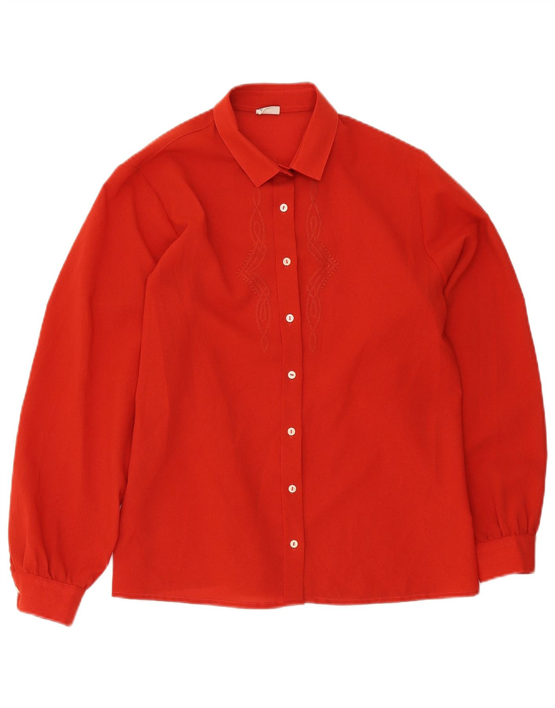 Primavera Firenze Chemisier surdimensionné pour femme US 4 Petit Rouge Polyester