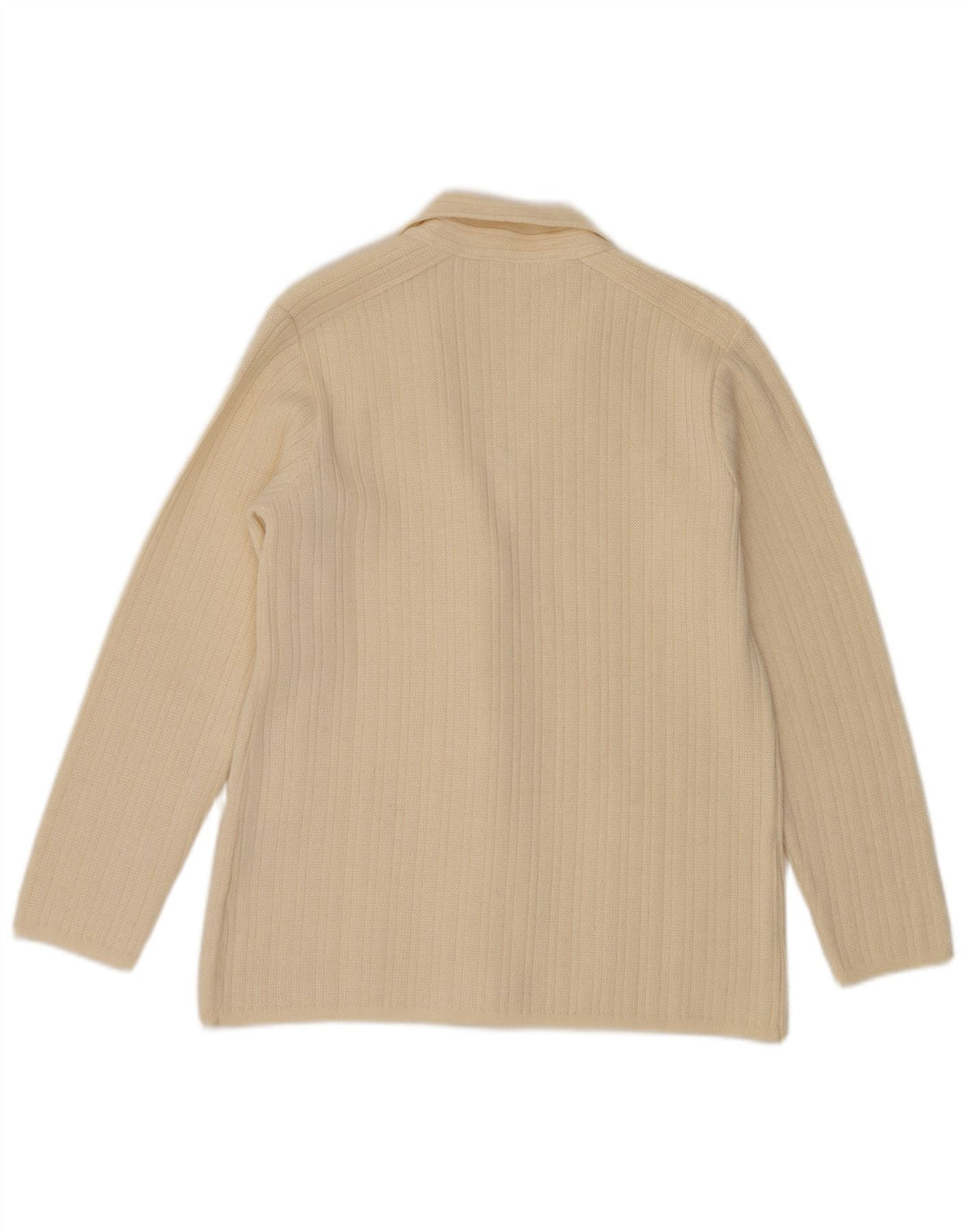 CAGI Womens Oversized Double Breasted Cardigan Sweater IT 34 2XS Off White