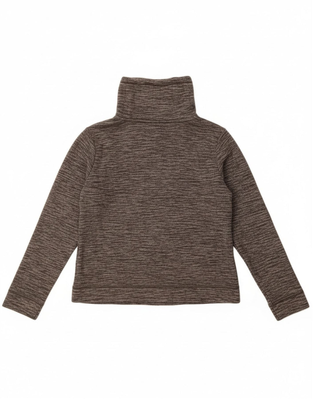 Calvin Klein Womens Performance Fleece Jacket UK 10 Small Grey Flecked
