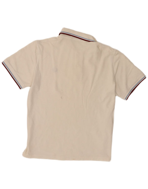 Męska koszulka polo Fred Perry, duża, biała, bawełniana