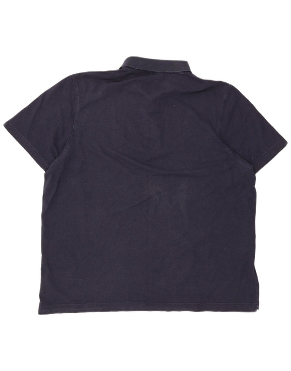 Lacoste Mens Polo Shirt Size 8 3XL Navy Blue Cotton