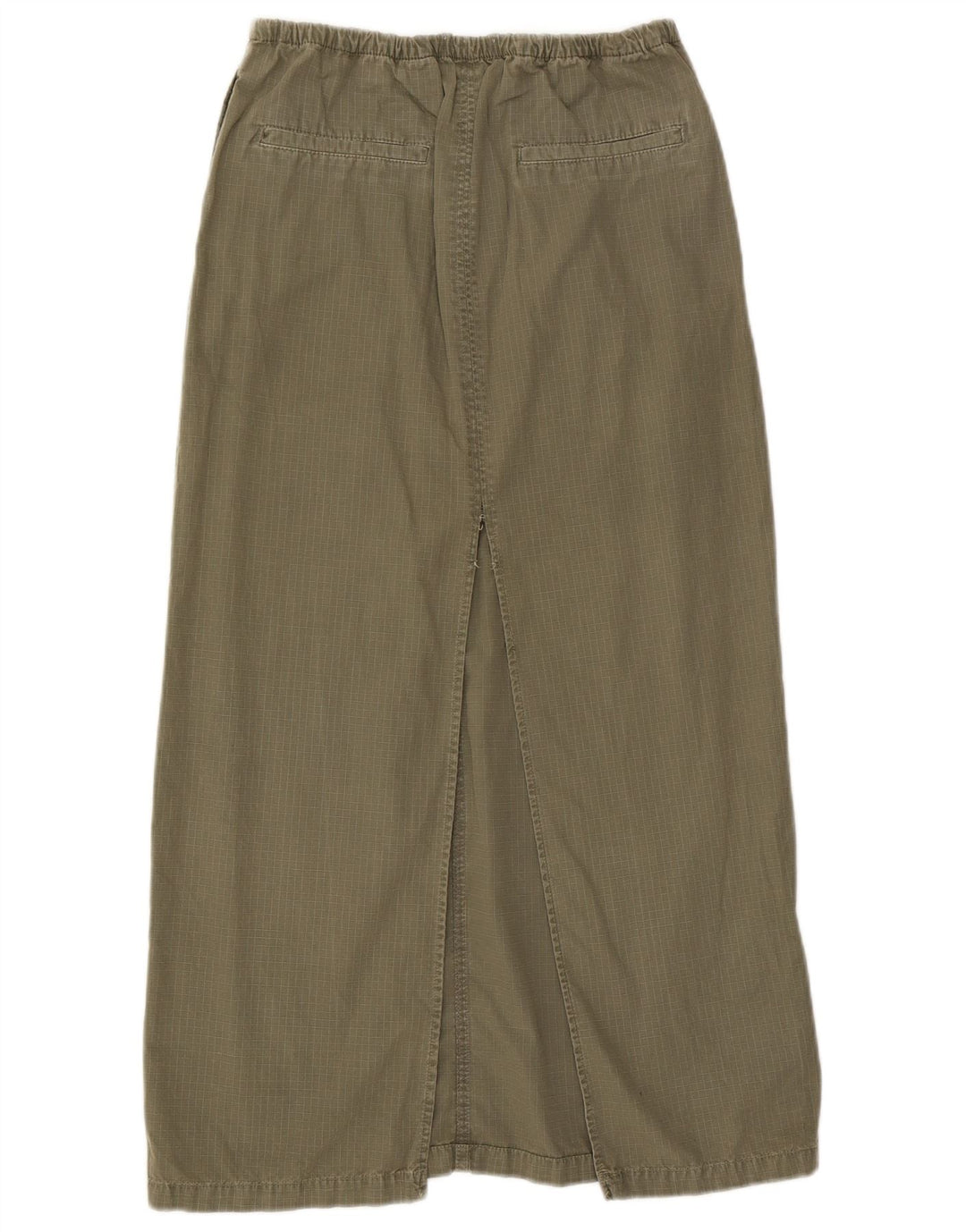 Gonna lunga Zara da donna piccola W26 a quadri kaki