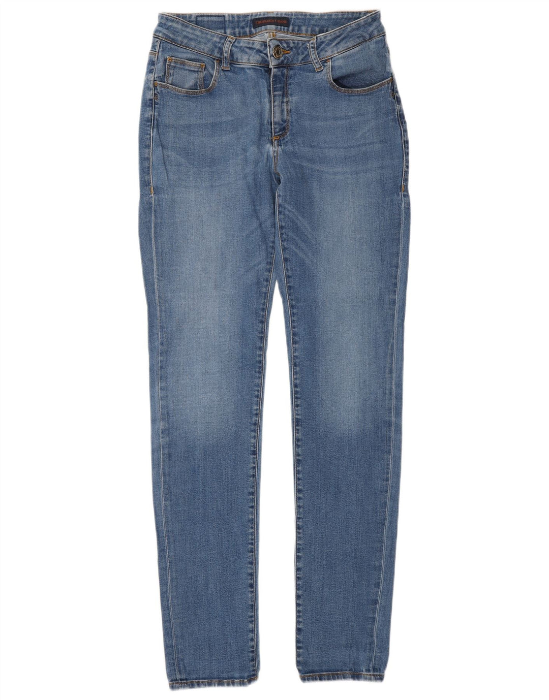Trussardi Damen Slim Jeans W29 L32 Blau