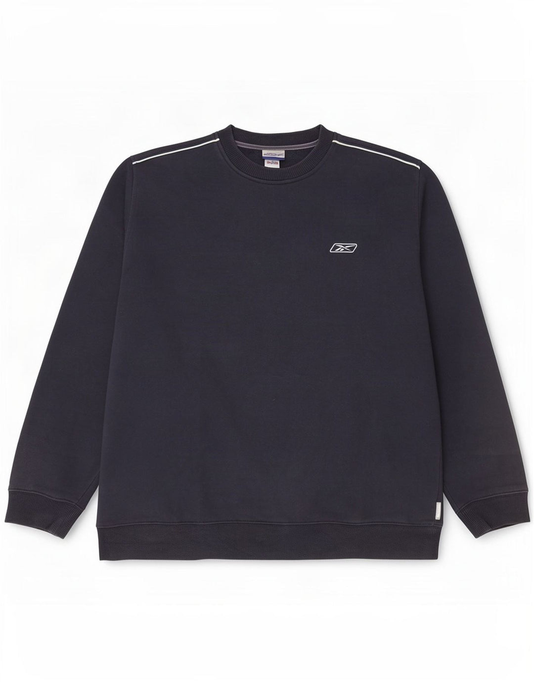 Reebok Mens Sweatshirt Jumper Large Navy Blue Cotton