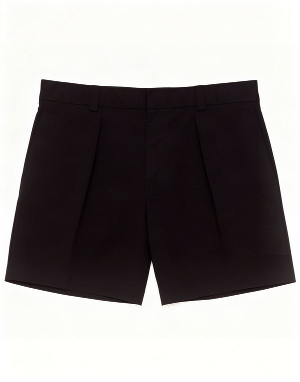 Topshop Pantaloncini chino con pegged da donna UK 12 Medium W30 Poliestere nero