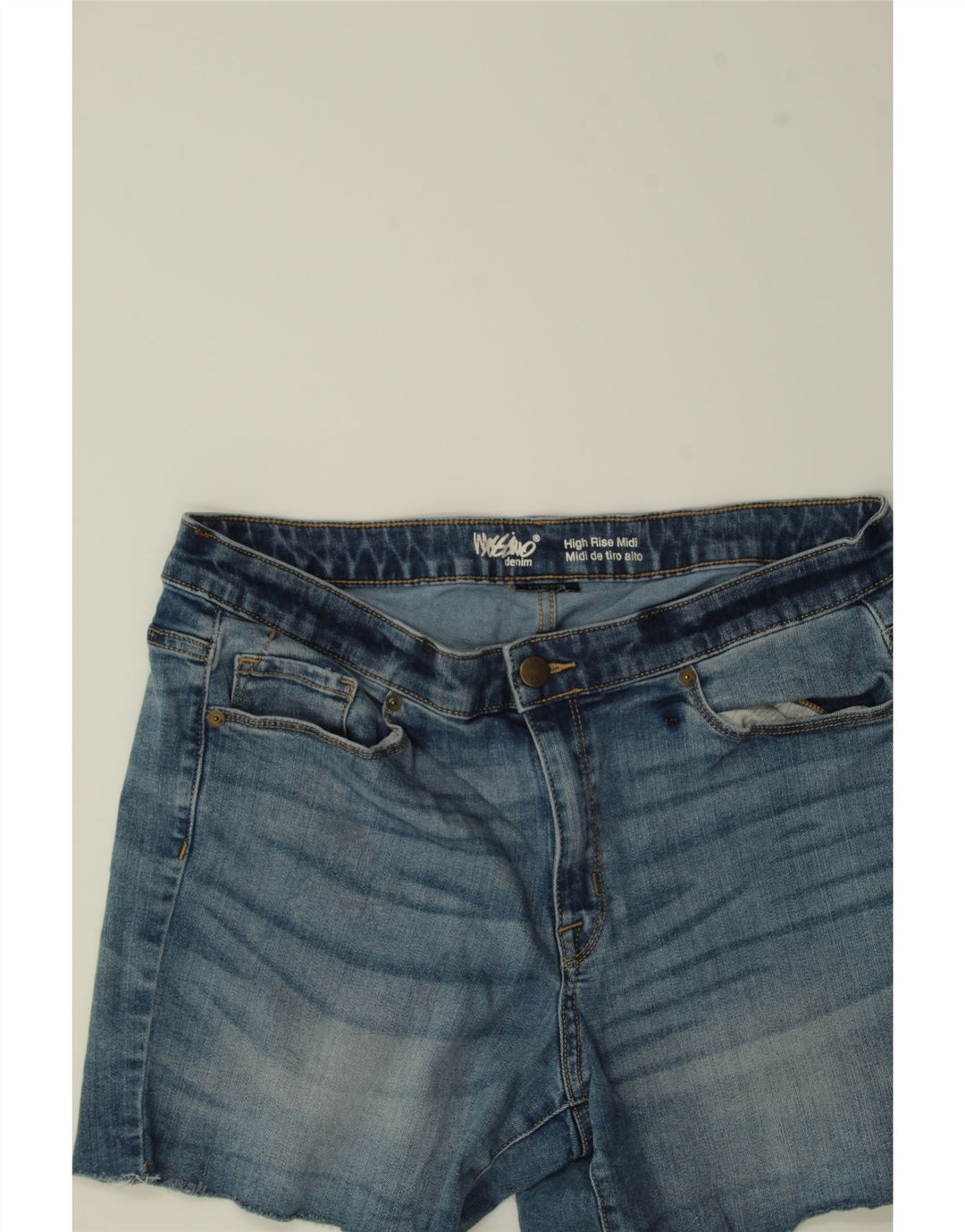 MOSSIMO Womens Denim Shorts W34 Large  Blue Vintage Mossimo and Second-Hand Mossimo from Messina Hembry 
