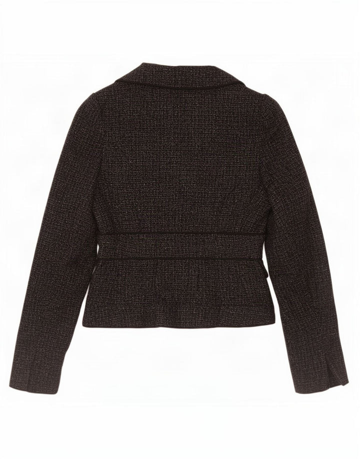 Hobbs Chaqueta Blazer de 3 Botones para Mujer UK 8 Small Gris Poliéster