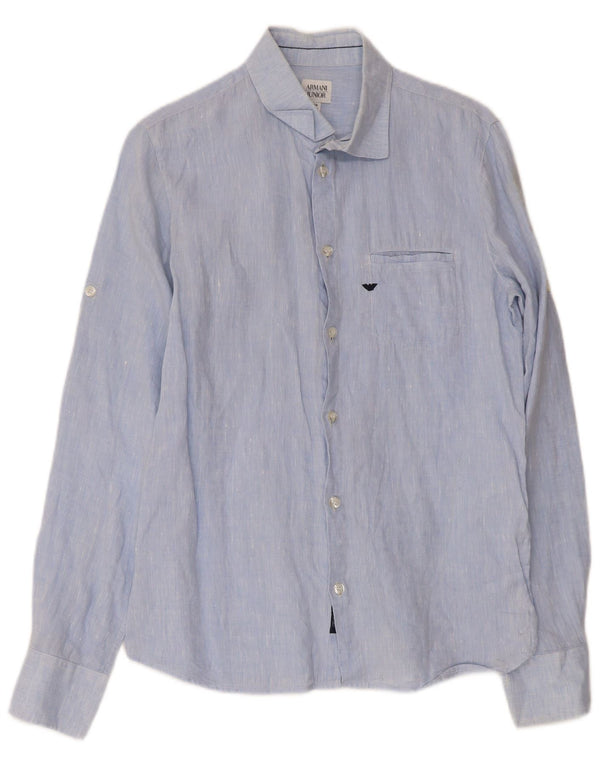 Armani Chemise Garçon 14-15 ans Bleu
