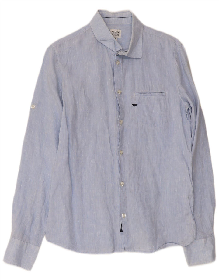 Armani Chemise Garçon 14-15 ans Bleu