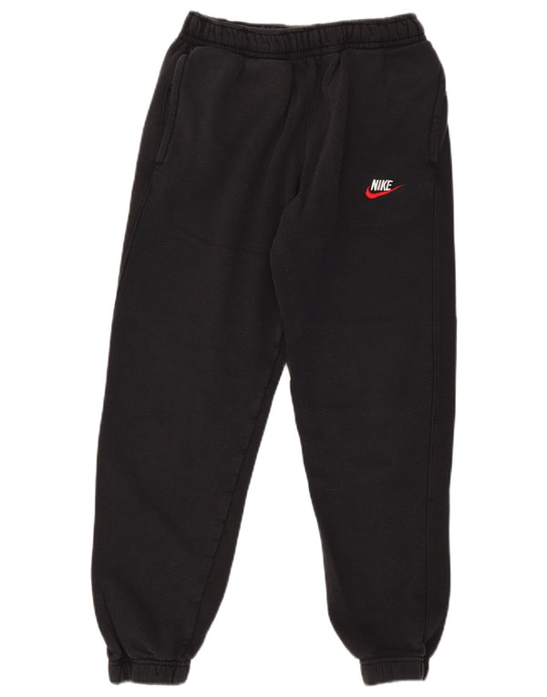 Nike Mens Tracksuit Trousers Joggers Small Black Cotton