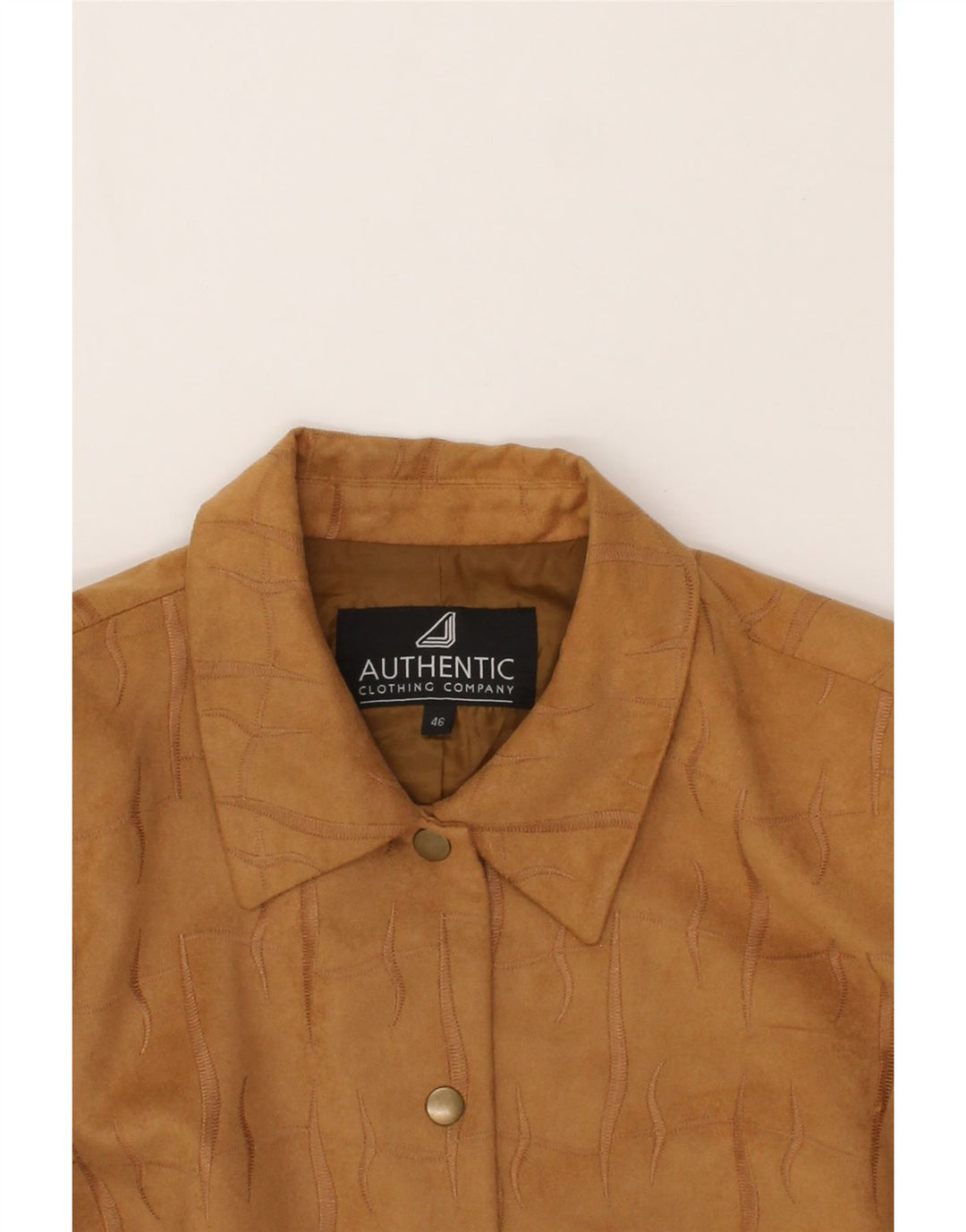 VINTAGE Womens 5 Button Blazer Jacket IT 46 Large Brown Polyester Vintage Vintage and Second-Hand Vintage from Messina Hembry 