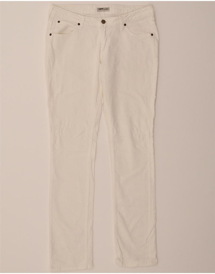 LEE Womens Norma Slim Jeans W33 L33 White Cotton Vintage Lee and Second-Hand Lee from Messina Hembry 