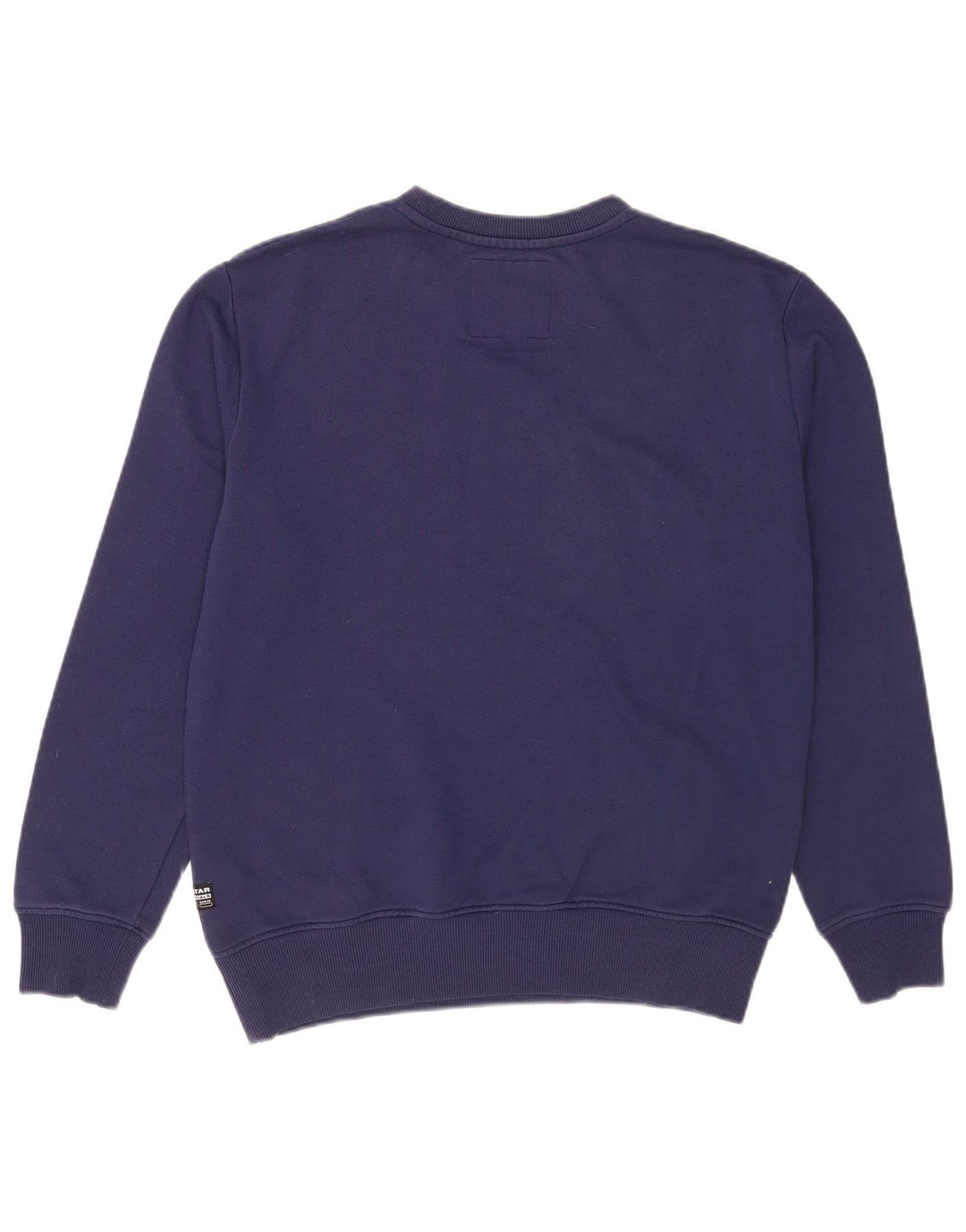 G-Star Mens Graphic Sweatshirt Jumper Medium Navy Blue Cotton