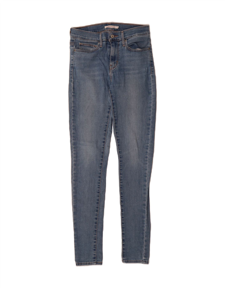 LEVI'S Womens Super Skinny Jeans W28 L32 Blue Vintage Levi's and Second-Hand Levi's from Messina Hembry 