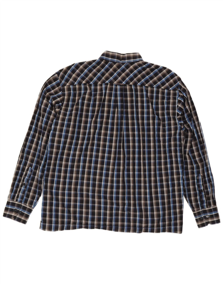 Ben Sherman Chemise Homme 2XL Coton à Carreaux Noir