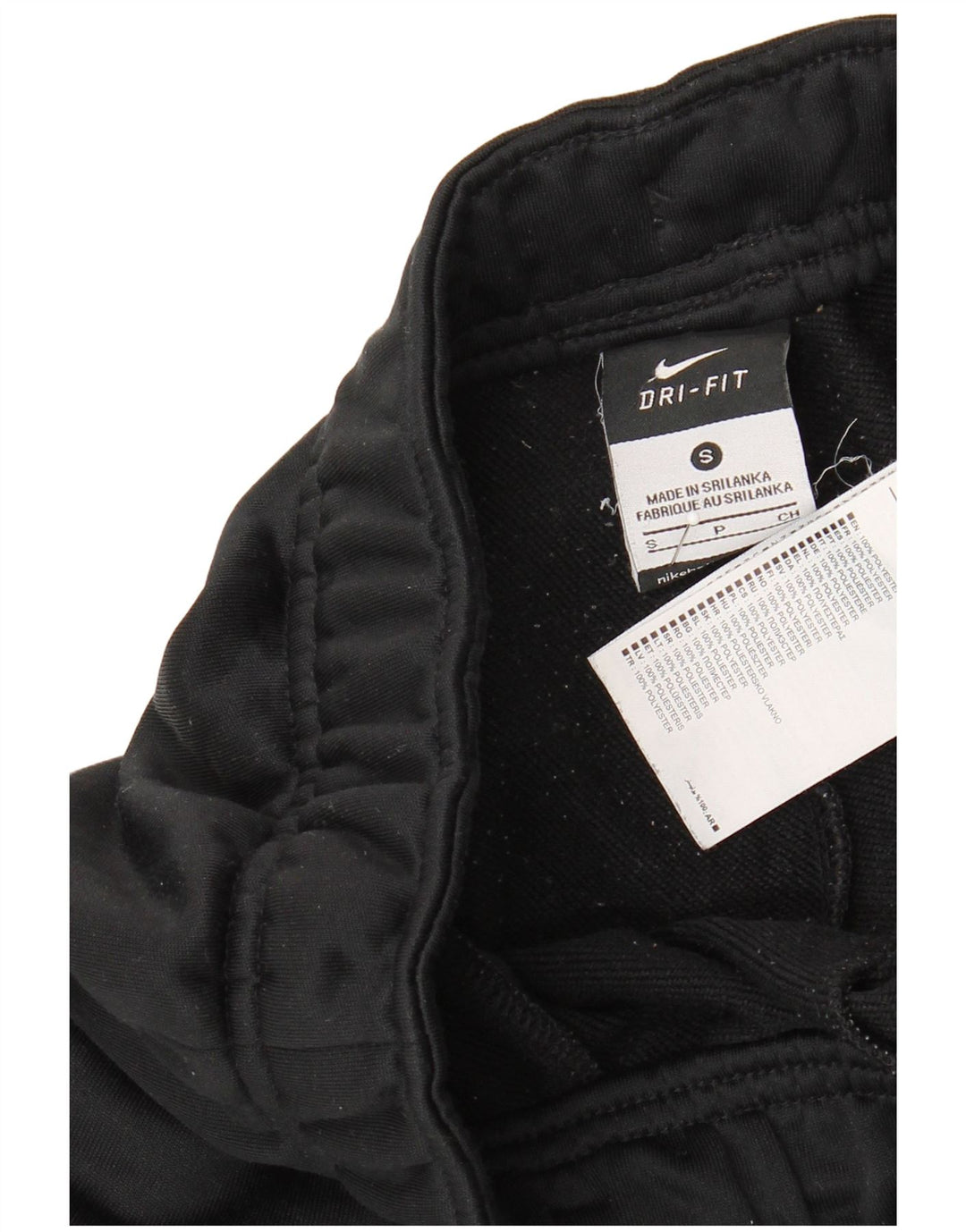 Nike Mens Dri Fit Tracksuit Trousers Small  Black Polyester