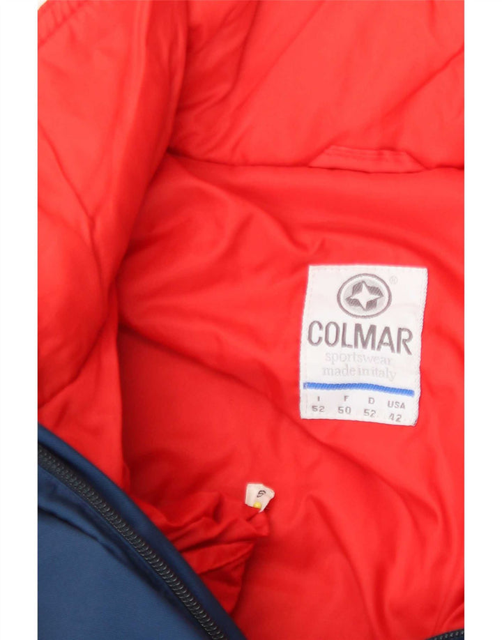 Giacca da sci con cappuccio da uomo Colmar IT 52 Large Blu Navy Colourblock