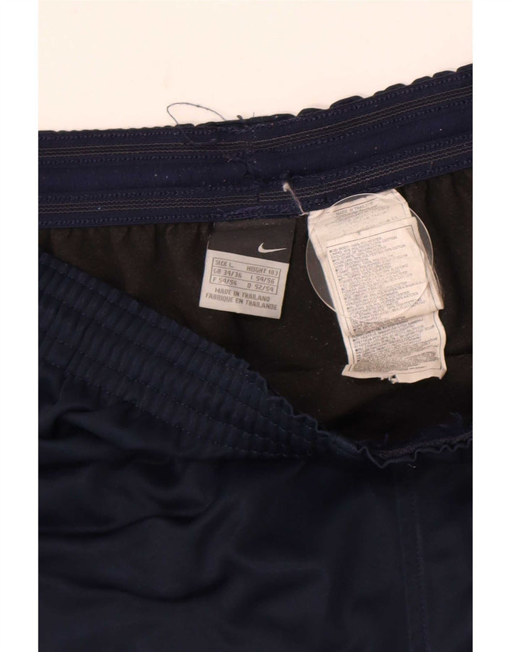 Nike Mens Sport Shorts Large  Navy Blue Colourblock Polyester