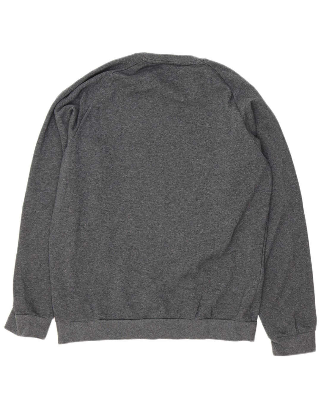 ADIDAS Mens Sweatshirt Jumper Large Grey Cotton
