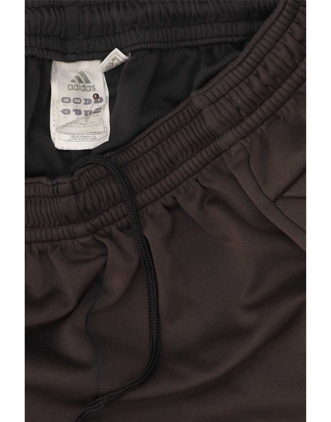 Adidas Sportshorts til mænd, store sorte polyester