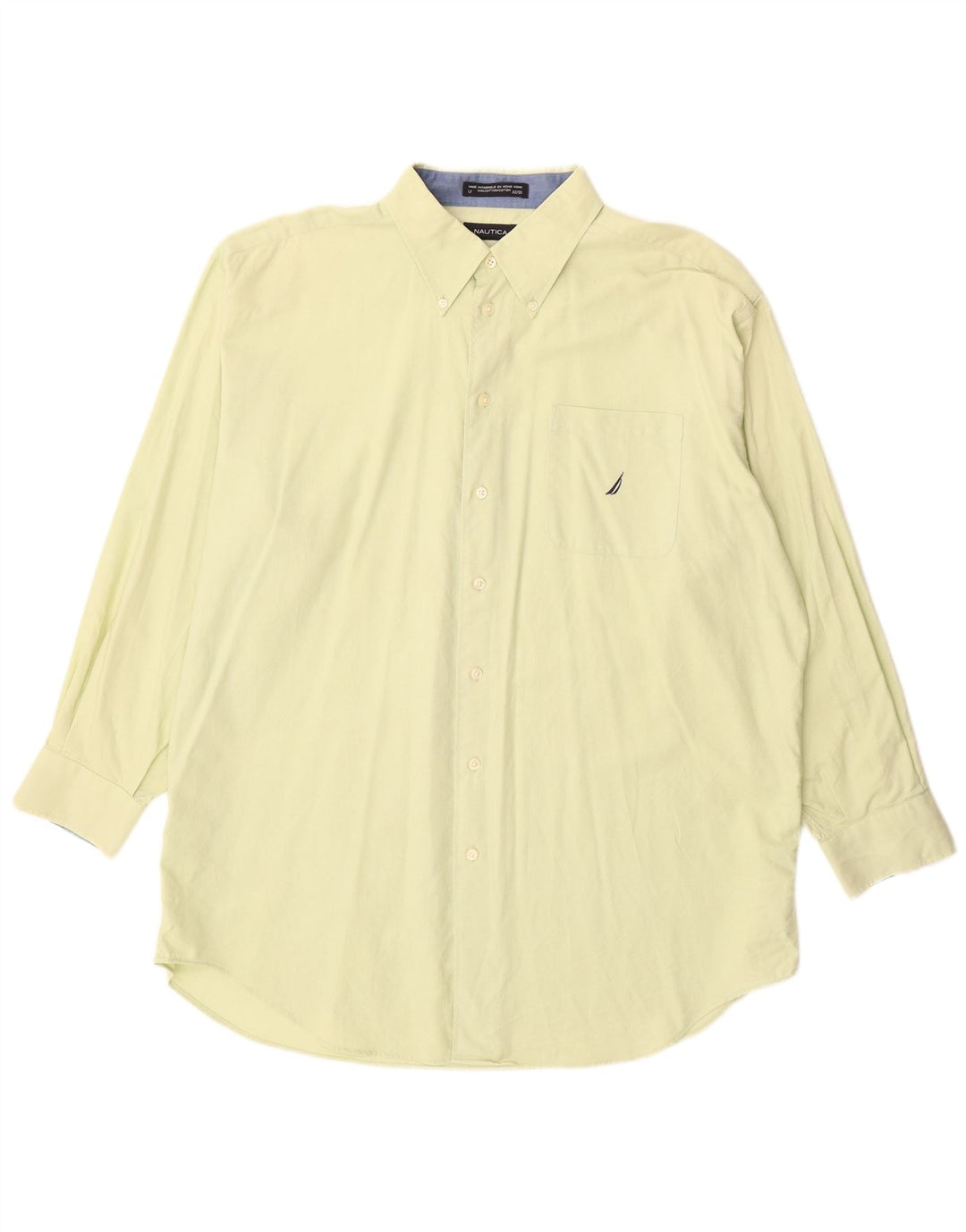 GANT Mens Shirt Size 17 XL Yellow Cotton