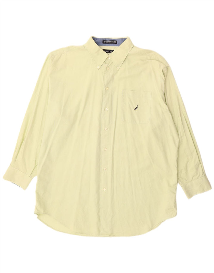 GANT Mens Shirt Size 17 XL Yellow Cotton