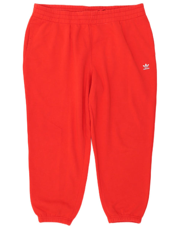 Adidas Pantalon de survêtement pour femme Joggers UK 24/26 2XL Rouge Coton