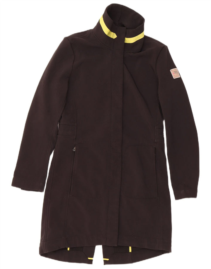 Think Pink Womens Parka Jacket UK 10 Small Black Polyamide