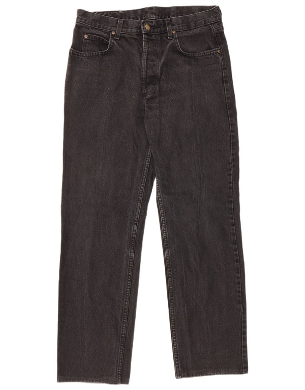 Lee Mens Chicago Straight Jeans W34 L29 fekete pamut