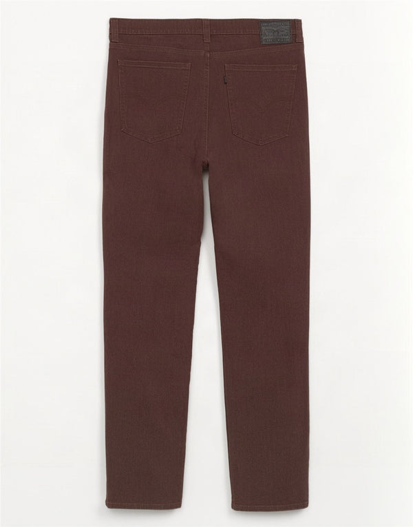 Мужские повседневные брюки Levi's 511 Slim W38 L34 бордового цвета, хлопок