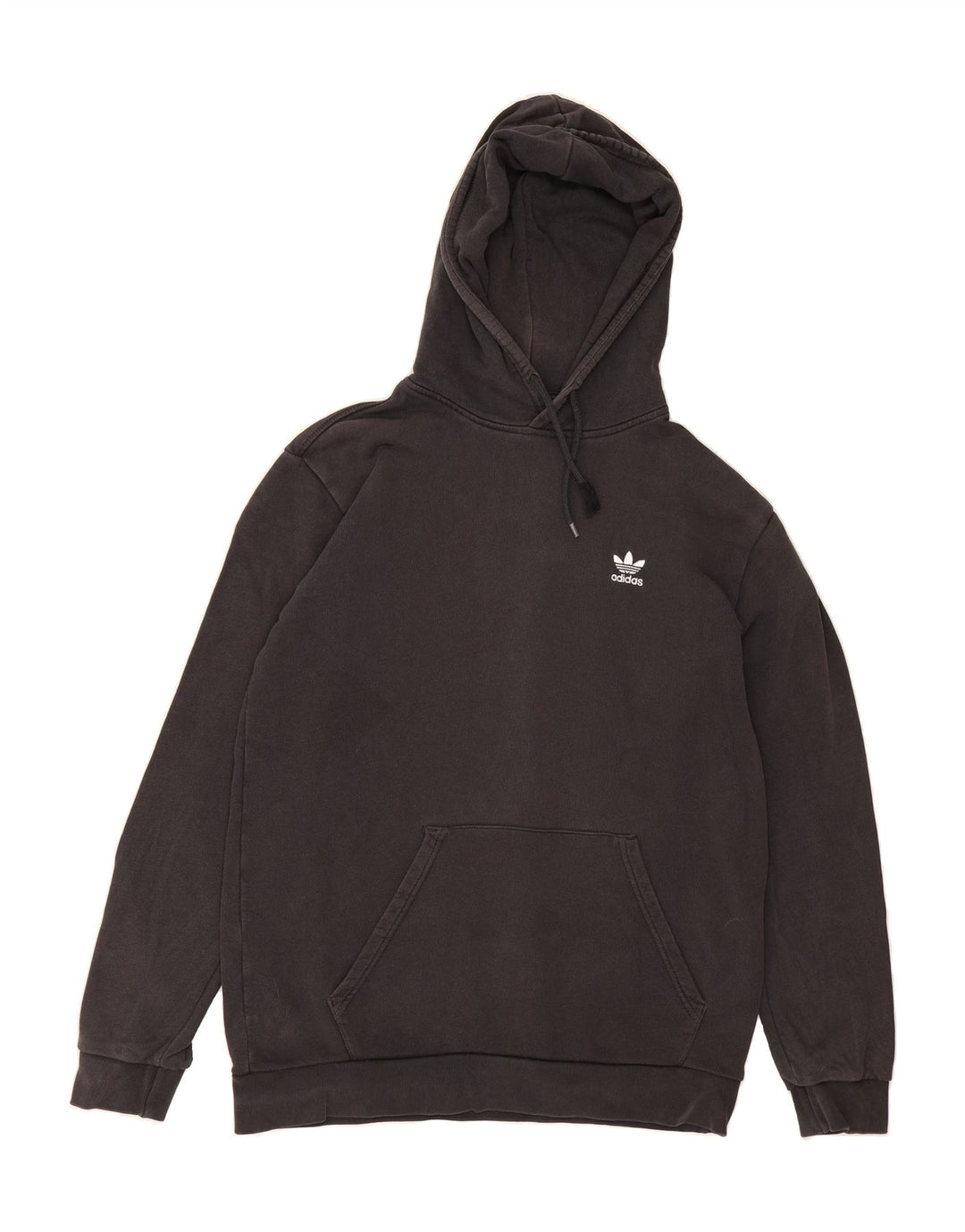 ADIDAS Mens Hoodie Jumper Medium Black Cotton Vintage Adidas and Second-Hand Adidas from Messina Hembry 