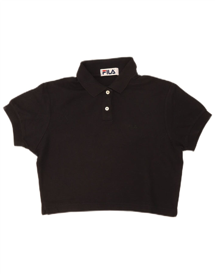 Polo corta da donna Fila IT 46 grande nera