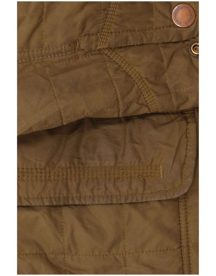 Timberland Herre Utility Jacket UK 36 Small Khaki Polyester