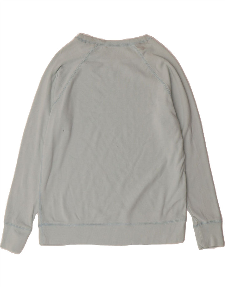 EDDIE BAUER Womens Sweatshirt Jumper UK 12 Medium Blue Cotton Vintage Eddie Bauer and Second-Hand Eddie Bauer from Messina Hembry 