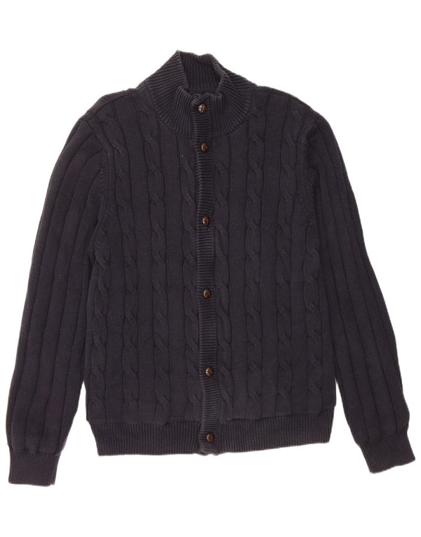 Marks & Spencer Damen Blue Harbour Cardigan Pullover UK 14 Mittelmarineblau