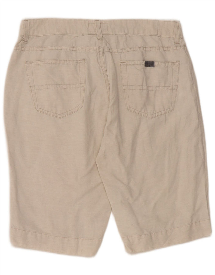 TRUSSARDI Pantalones cortos casuales para mujer W30 Beige medio