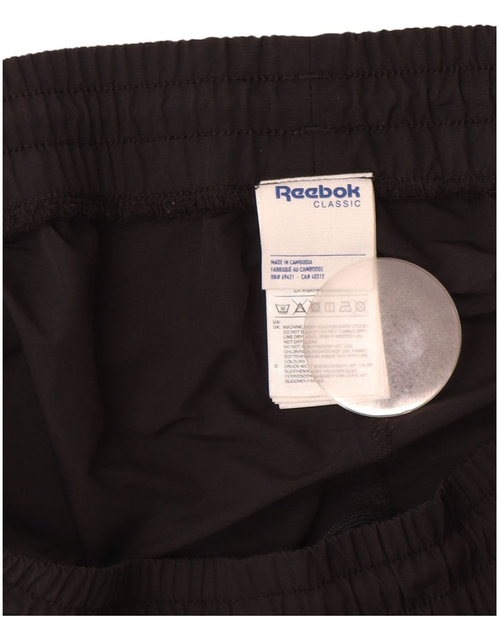 Reebok Mens Tracksuit Trousers XL  Black Nylon