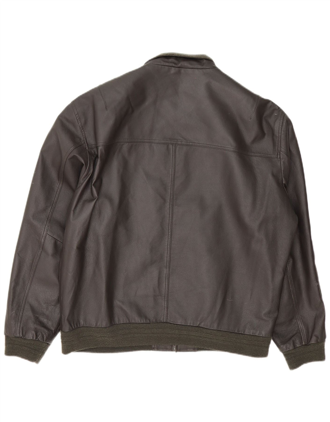 Vintage Mens Leather Jacket UK 42 XL Brown