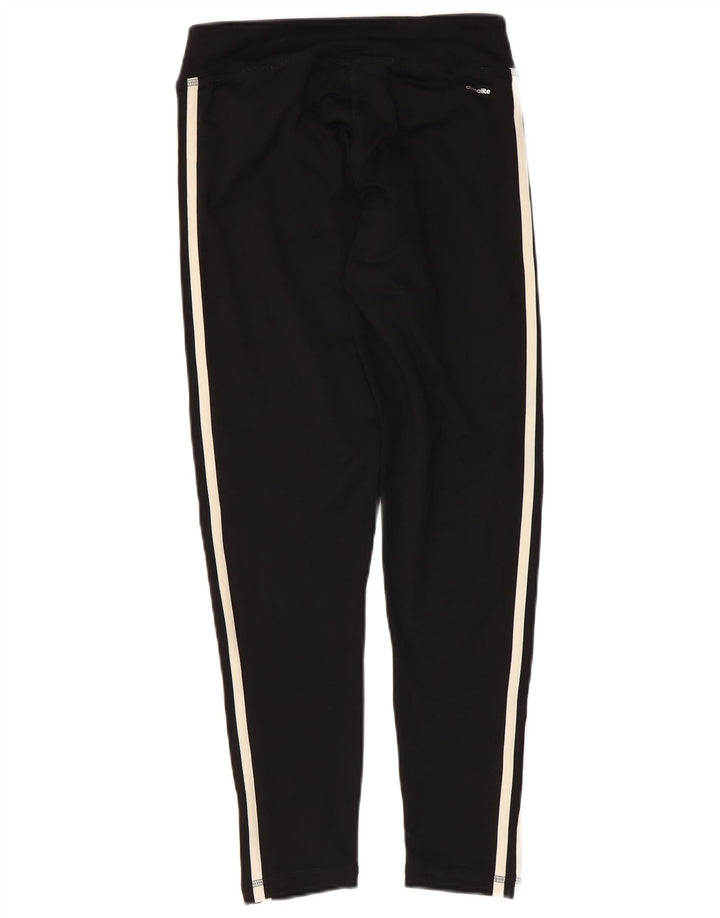 Leggings Adidas Climalite da donna UK 8/10 Piccolo poliestere nero