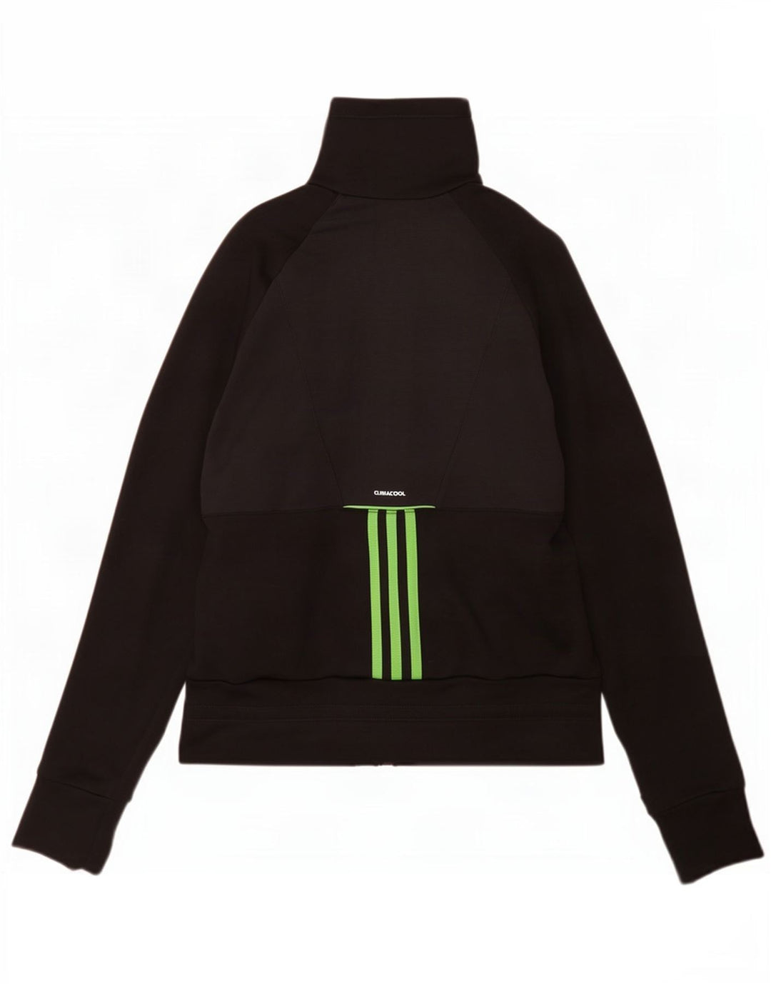 Adidas Mujer Climacool Chándal Top Chaqueta Reino Unido 14 Mediano Negro Colorblock