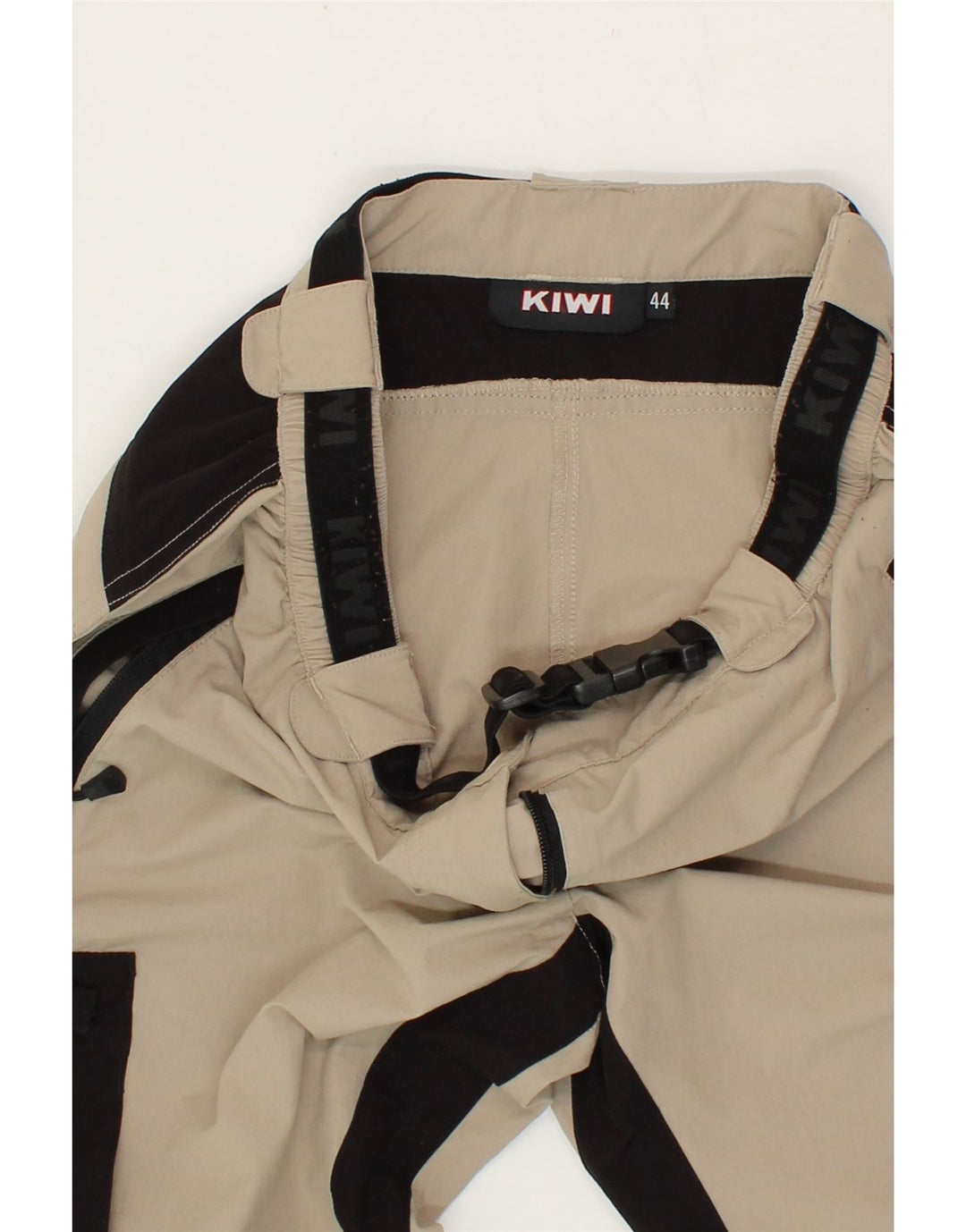 VINTAGE Womens Cargo Trousers IT 44 Medium W30 L30 Beige Colourblock Vintage Vintage and Second-Hand Vintage from Messina Hembry 