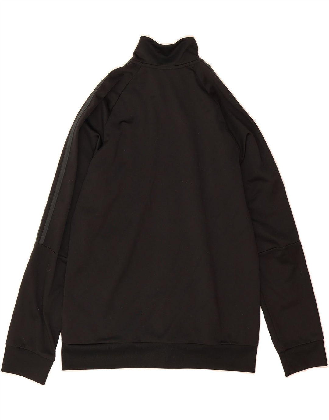 ADIDAS Boys Climalite Tracksuit Top Jacket 13-14 Years Black Polyester Vintage Adidas and Second-Hand Adidas from Messina Hembry 