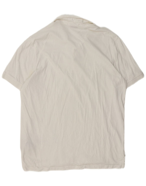 Polo geografica da uomo Napapijri 2XL cotone bianco