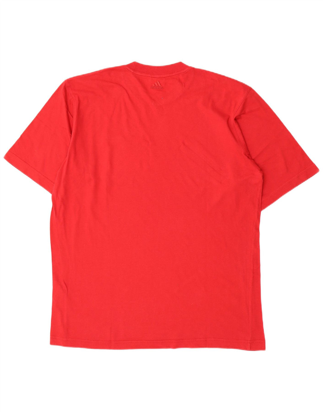 ADIDAS Mens T-Shirt Top Large Red Cotton