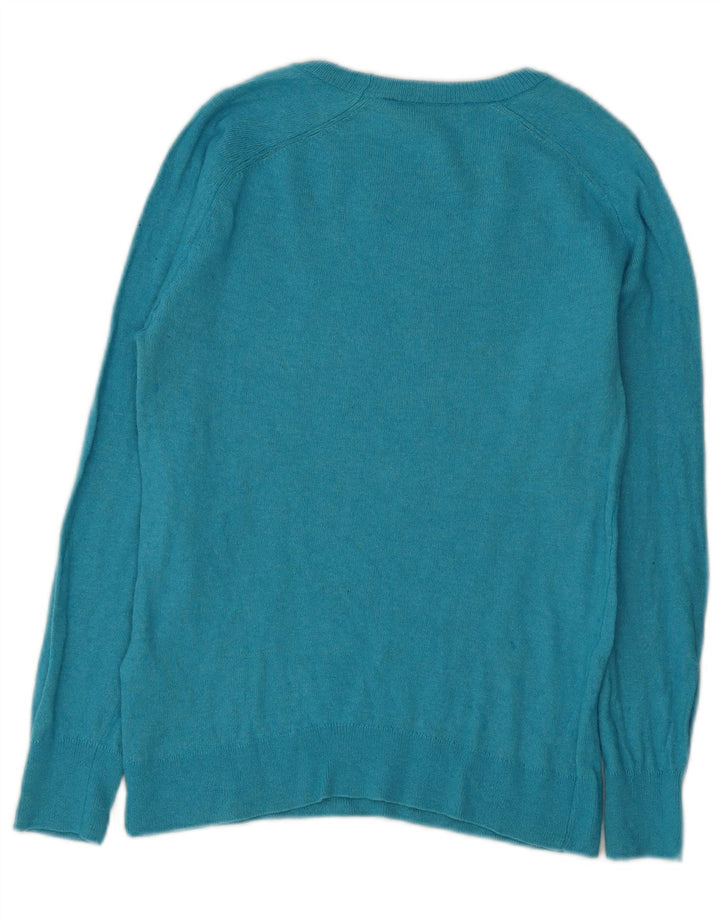Zara Dame sweater med rund hals DK 12 Medium turkis polyamid