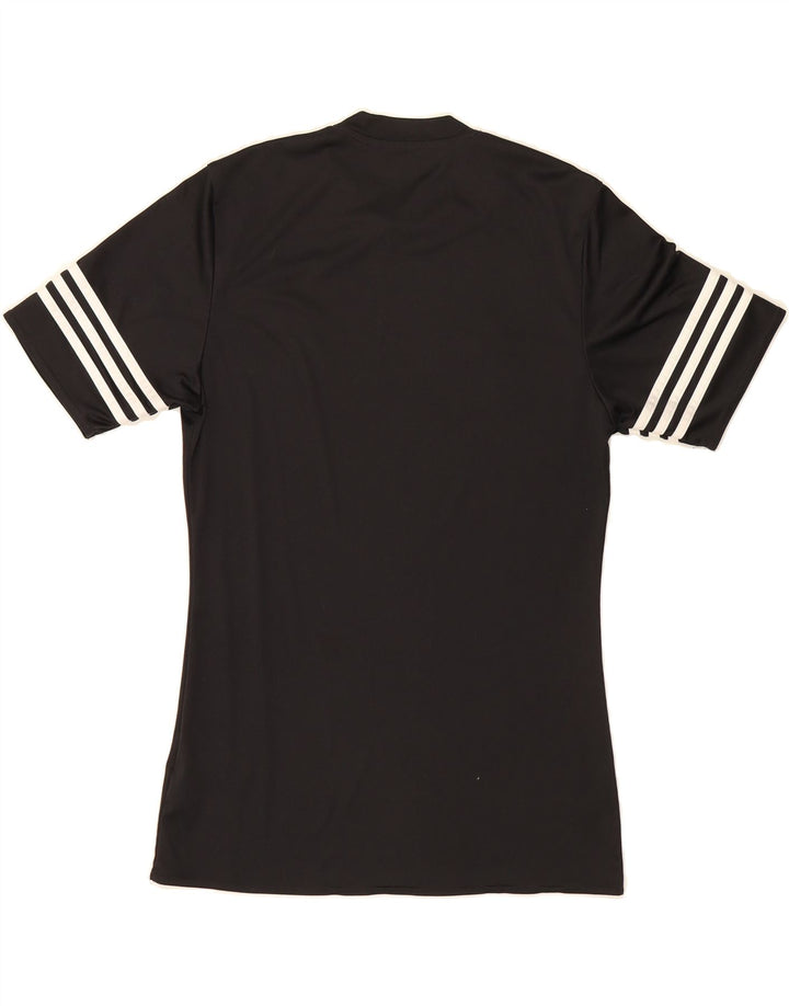 ADIDAS Mens Climalite T-Shirt Top Small Black Polyester Vintage Adidas and Second-Hand Adidas from Messina Hembry 