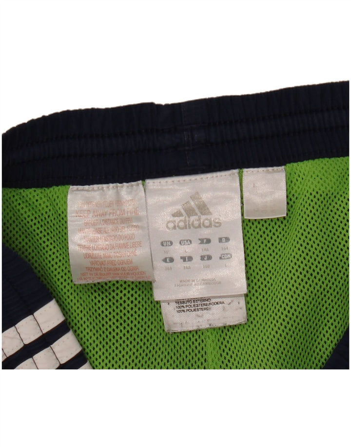 Adidas Mens Predator Sport Shorts Medium  Navy Blue Colourblock Polyester