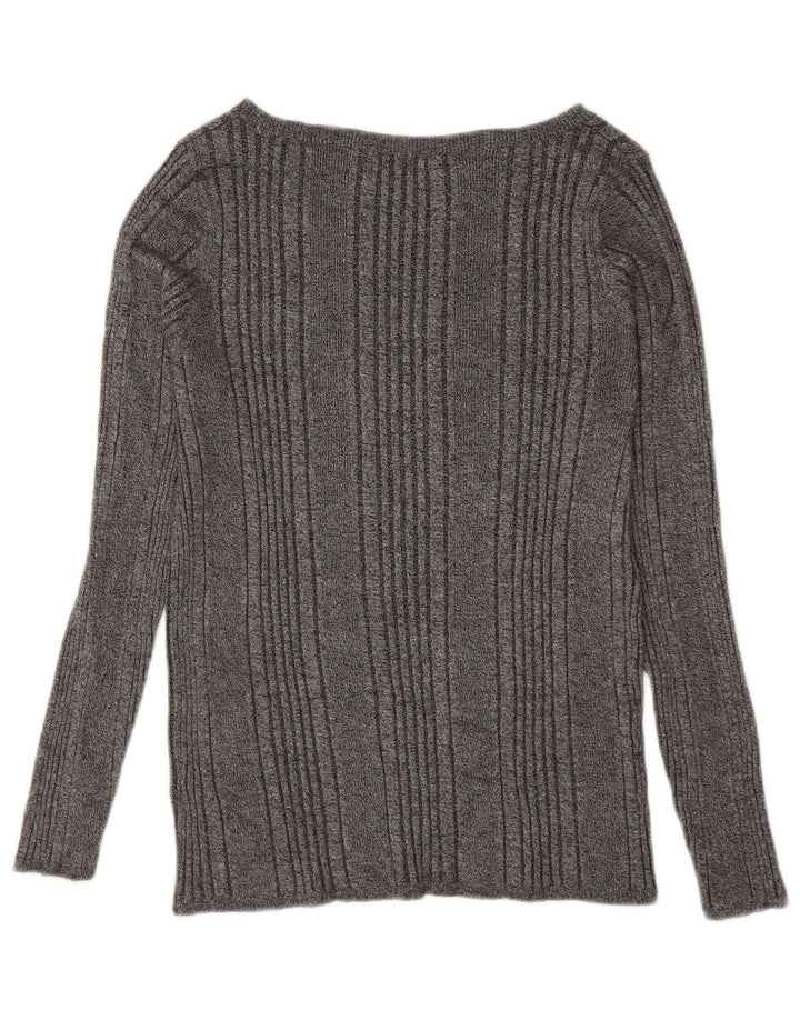 Marks & Spencer Dame Top Langærmet UK 18 XL Grå Viscose