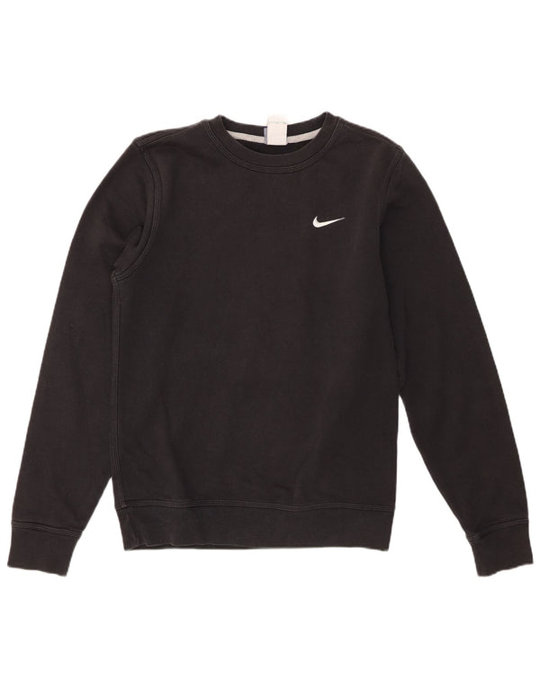 Nike Mens Sweatshirt Jumper Small Black Cotton