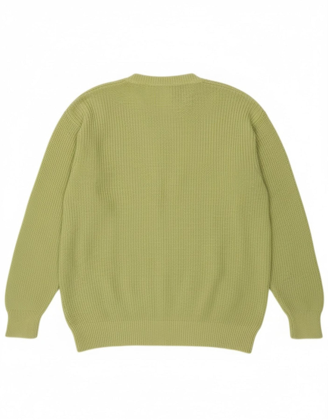 Andrea Fenzi Mens Crew Neck Jumper Sweater Medium Green